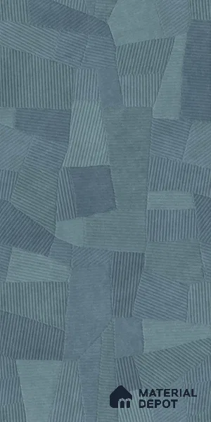 Punch Floor & Wall Tile TL 07889 Levels Aqua Decor - 1 4 ft x 2 ft Matte Finish Vitrified Tile - 9 mm | Suitable For living Room, Bedroom, Bathroom
