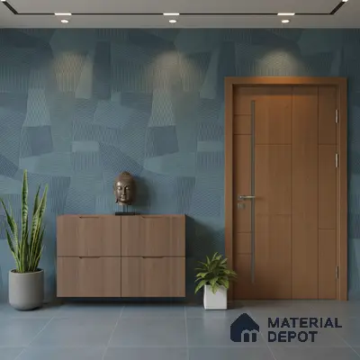 Punch Floor & Wall Tile TL 07889 Levels Aqua Decor - 1 4 ft x 2 ft Matte Finish Vitrified Tile - 9 mm  | Suitable For living Room, Bedroom, Bathroom