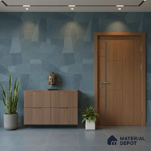 Punch Floor & Wall Tile TL 07889 Levels Aqua Decor - 1 4 ft x 2 ft Matte Finish Vitrified Tile - 9 mm  | Suitable For living Room, Bedroom, Bathroom