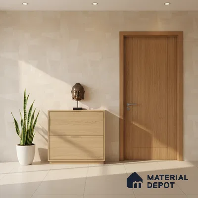 Punch Floor & Wall Tile TL 07890 Levels Beige Decor - 1 4 ft x 2 ft Matte Finish Vitrified Tile - 9 mm  | Suitable For living Room, Bedroom, Bathroom