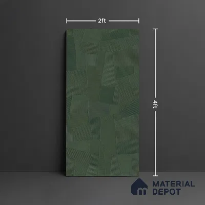 Punch Floor & Wall Tile TL 07893 Levels Forest Decor - 1 4 ft x 2 ft Matte Finish Vitrified Tile - 9 mm  | Suitable For living Room, Bedroom, Bathroom