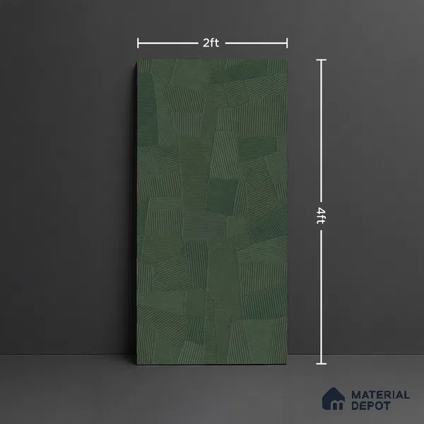 Punch Floor & Wall Tile TL 07893 Levels Forest Decor - 1 4 ft x 2 ft Matte Finish Vitrified Tile - 9 mm | Suitable For living Room, Bedroom, Bathroom