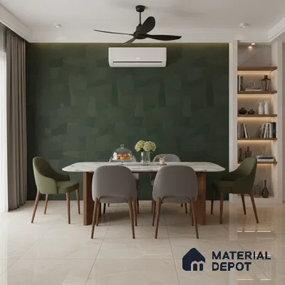Punch Floor & Wall Tile TL 07893 Levels Forest Decor - 1 4 ft x 2 ft Matte Finish Vitrified Tile - 9 mm  | Suitable For living Room, Bedroom, Bathroom