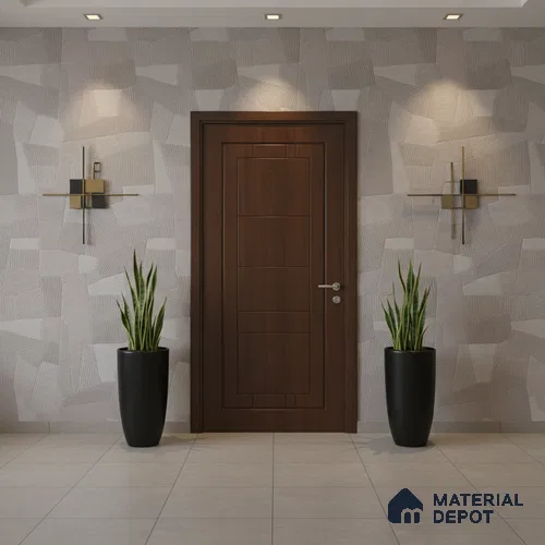 Punch Floor & Wall Tile TL 07897 Levels Steel Decor - 1 4 ft x 2 ft Matte Finish Vitrified Tile - 9 mm | Suitable For living Room, Bedroom, Bathroom