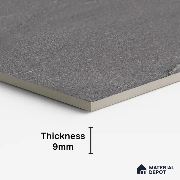 Punch Floor & Wall Tile TL 07900 D Bogota Grey 4 ft x 2 ft Matte Finish Endless Vitrified Tile - 9 mm | 4 Random Designs | Suitable For living Room, Bedroom, Bathroom