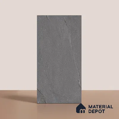 Punch Floor & Wall Tile TL 07900 D Bogota Grey 4 ft x 2 ft Matte Finish Endless Vitrified Tile - 9 mm  | 4 Random Designs | Suitable For living Room, Bedroom, Bathroom