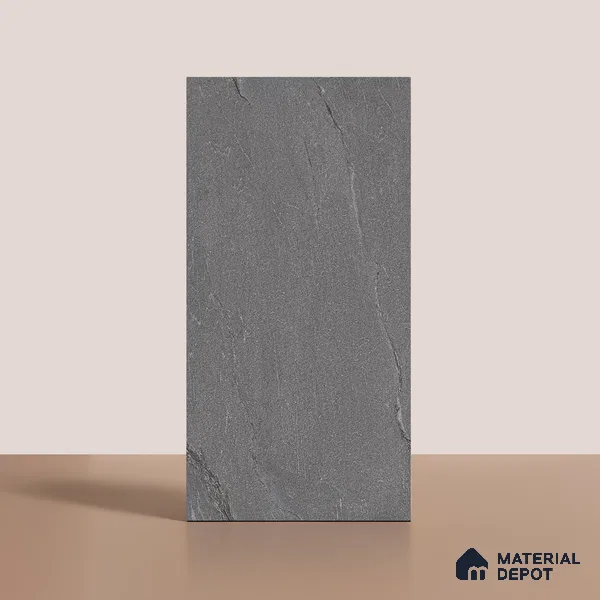 Punch Floor & Wall Tile TL 07900 D Bogota Grey 4 ft x 2 ft Matte Finish Endless Vitrified Tile - 9 mm | 4 Random Designs | Suitable For living Room, Bedroom, Bathroom