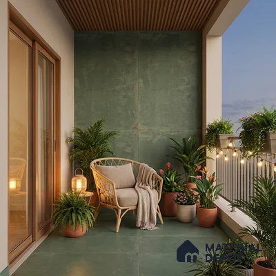 Punch Floor & Wall Tile TL 07902 G Spoleto Green 4 ft x 2 ft Matte Finish Vitrified Tile - 9 mm  | 6 Random Designs | Suitable For living Room, Bedroom, Bathroom