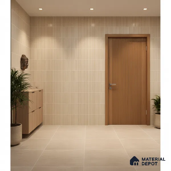 Punch Wall Tile TL 07946 F Warm Avorio Decor 4 ft x 2 ft Matte Finish Vitrified - 9 mm | Suitable For Living Room, Bathroom, Foyer, Courtyard, Dining & Highlighter Wall