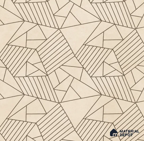 Multifired Moroccan Floor & Wall Tile TL 07955 Lunar Drift 2 ft x 2 ft Vitrified Matte Finish - 9 mm | Suitable for Living Room, Bathroom, Kitchen & Backsplash