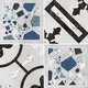 Multifired Moroccan Floor & Wall Tile TL 07956 F Cendre Alloy 12 x 12 inch Vitrified Matte Finish - 9 mm | Suitable for Living Room, Bathroom, Kitchen & Backsplash | Image 01