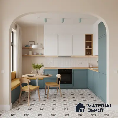 Floor & Wall Tile TL 07967 Fileto Grey 2 ft x 2 ft Vitrified Matte Finish - 9 mm | Suitable for Living Room & Bedroom | Please Expect a Slight Variation of Pattern