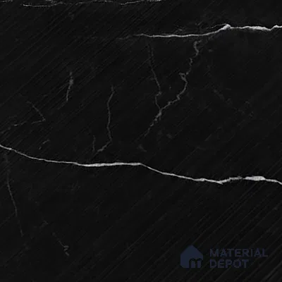 Marble Nero Marquina Wall & Floor Tile TL 07976 Jet Black 4 ft x 2 ft Matte Finish Vitrified Tile - 9 mm | Suitable For Living Room, Bedroom, Kitchen