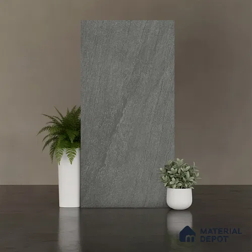 TL 07978 D Brave Graphite 4 ft x 2 ft Matte Finish GVT Vitrified Tile - 9 mm