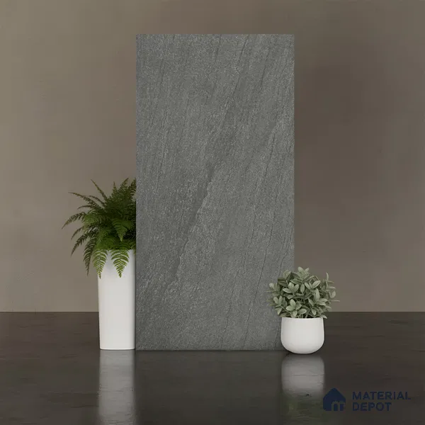 TL 07978 D Brave Graphite 4 ft x 2 ft Matte Finish GVT Vitrified Tile - 9 mm