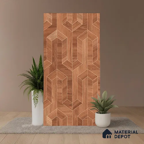 TL 07988 Venom Wood Brown 1200x600 mm Matte Finish Floor & Wall Tile - 9 mm (Random 4)| Image 2