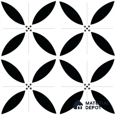 Moroccan Wall & Floor Tile TL 08013 Urban Clay Multi Colour 1 ft x 1 ft Ceramic Matte Finish - 9 mm | Suitable for Bathroom, Kitchen, Balcony | Please Expect a Slight Variation of Pattern