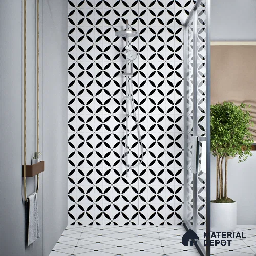 Moroccan Wall & Floor Tile TL 08013 Urban Clay Multi Colour 1 ft x 1 ft Vitrified Matte Finish - 9 mm | Suitable for Bathroom, Kitchen, Balcony | Please Expect a Slight Variation of Pattern | Image 05
