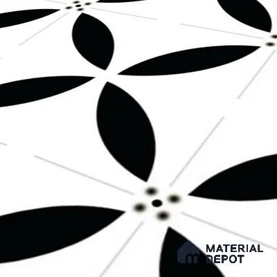 Moroccan Wall & Floor Tile TL 08013 Urban Clay Multi Colour 1 ft x 1 ft Ceramic Matte Finish - 9 mm | Suitable for Bathroom, Kitchen, Balcony | Please Expect a Slight Variation of Pattern
