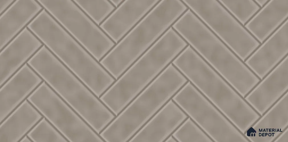 Faux Subway Tile TL 08026 Stone Echo Beige 2 ft x 1 ft Ceramic Glossy Finish - 9 mm | Suitable for Bathroom & Kitchen | Please Expect a Slight Variation of Pattern