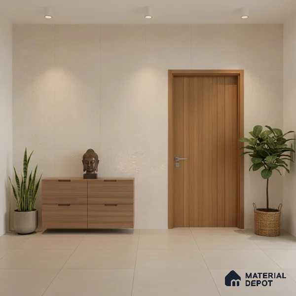 Punch Floor & Wall Tile TL 08031 Saga Beige 4 ft x 2 ft Matte Finish Vitrified Tile - 9 mm | Suitable For Living Room, Bedroom, Bathoom