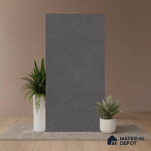 Punch Floor & Wall Tile TL 08031 G Saga Charcoal 4 ft x 2 ft Matte Finish Vitrified Tile - 9 mm | Suitable For Living Room, Bedroom, Bathoom