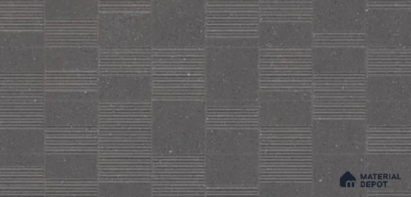 Highlighter Wall Tile TL 08031 H Saga Charcoal Barcode 4 ft x 2 ft Vitrified Matte Finish - 9 mm | Suitable For Bathroom, Accent/Feature Wall, Dining Area