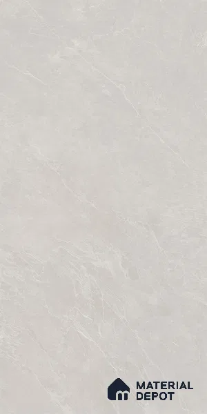 Marble Look Floor & Wall Tile TL 08086 Grigio Chiaro Colourbody 8 ft x 4 ft Vitrified Matte Finish - 9 mm | Adhesive and Spacers Must be Used During Installation