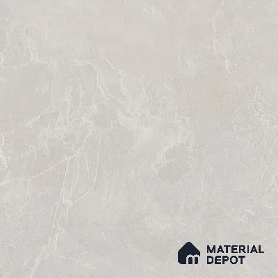Marble Look Floor & Wall Tile TL 08086 Grigio Chiaro Colourbody 8 ft x 4 ft Vitrified Matte Finish - 9 mm | Adhesive and Spacers Must be Used During Installation
