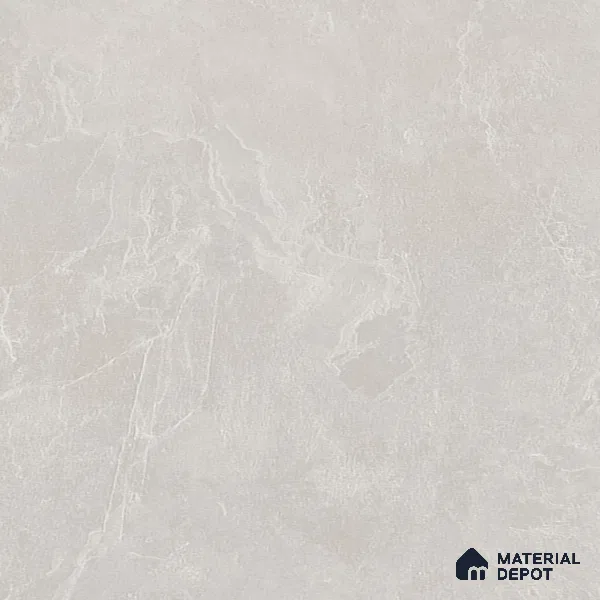 Marble Look Floor & Wall Tile TL 08086 Grigio Chiaro Colourbody 8 ft x 4 ft Vitrified Matte Finish - 9 mm | Adhesive and Spacers Must be Used During Installation