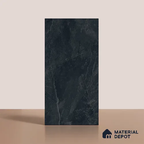 Stone Look Floor & Wall Tile TL 08087 B Archie Nero 4 ft x 2 ft Vitrified Matte Finish - 9 mm