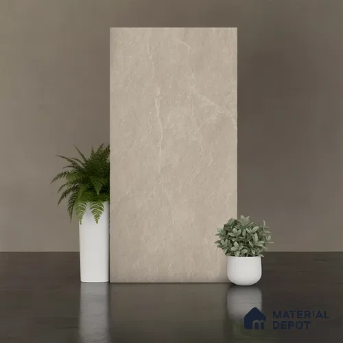 Stone Look Floor & Wall Tile TL 08087 D Archie Beige 4 ft x 2 ft Vitrified Matte Finish - 9 mm