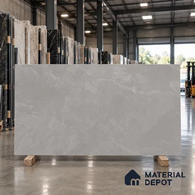 Stone Look Floor & Wall Tile TL 08087 E Archie Grey 6 ft x 4 ft Vitrified Matte Finish - 9 mm | Adhesive and Spacers Must be Used During Installation