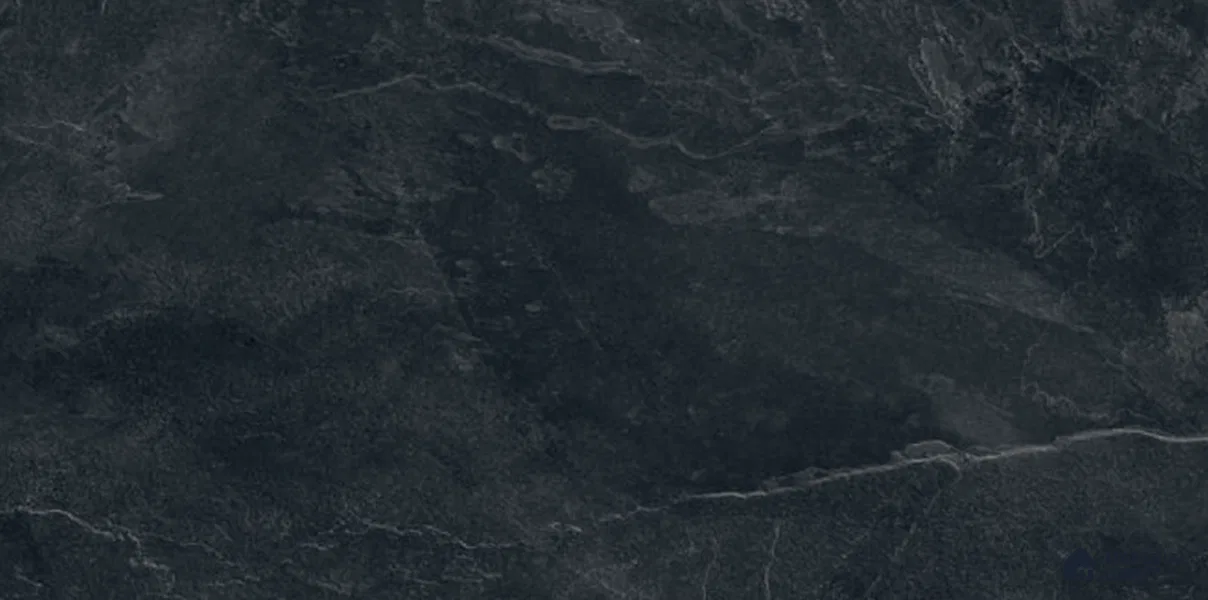 Stone Look Floor & Wall Tile TL 08087 F Archie Nero 6 ft x 4 ft Vitrified Matte Finish - 9 mm | Adhesive and Spacers Must be Used During Installation