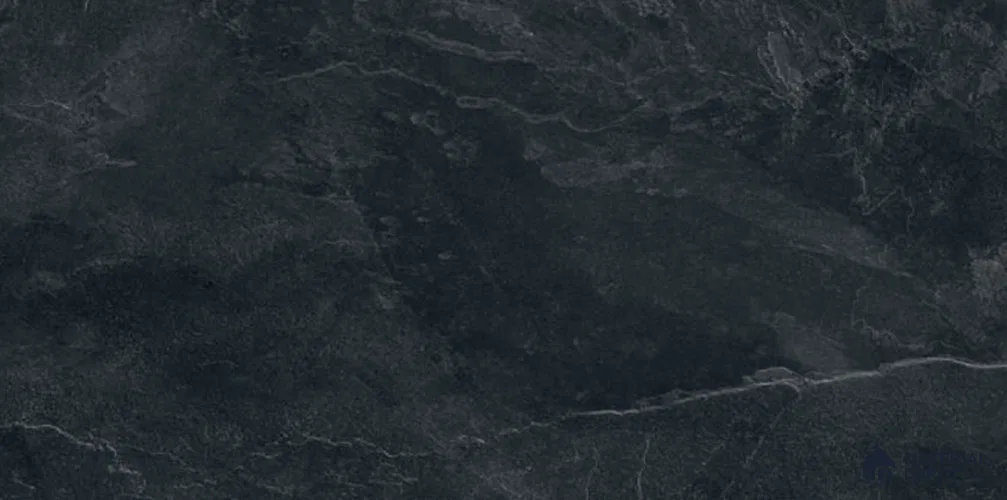 Stone Look Floor & Wall Tile TL 08087 F Archie Nero 6 ft x 4 ft Vitrified Matte Finish - 9 mm | Adhesive and Spacers Must be Used During Installation