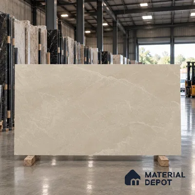 Stone Look Floor & Wall Tile TL 08087 H Archie Beige 6 ft x 4 ft Vitrified Matte Finish - 9 mm | Adhesive and Spacers Must be Used During Installation
