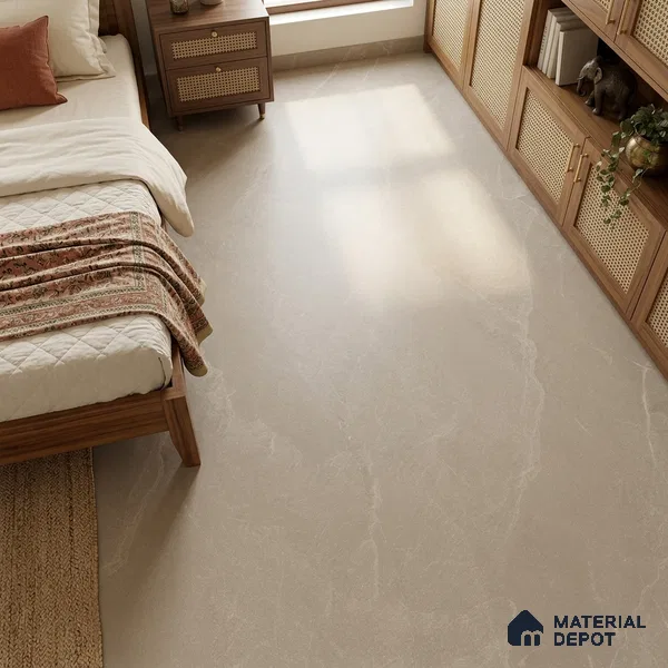 Stone Look Floor & Wall Tile TL 08087 H Archie Beige 6 ft x 4 ft Vitrified Matte Finish - 9 mm | Adhesive and Spacers Must be Used During Installation