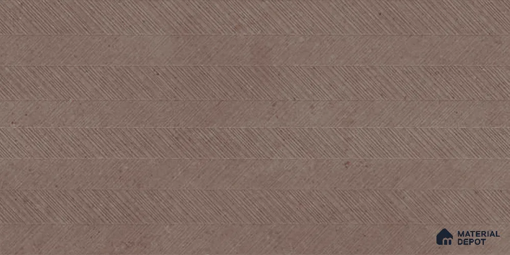 Patterned Look Wall Tile TL 08095 H Delton Sangria Decor 4 ft x 2 ft Vitrified Matte Finish - 9 mm