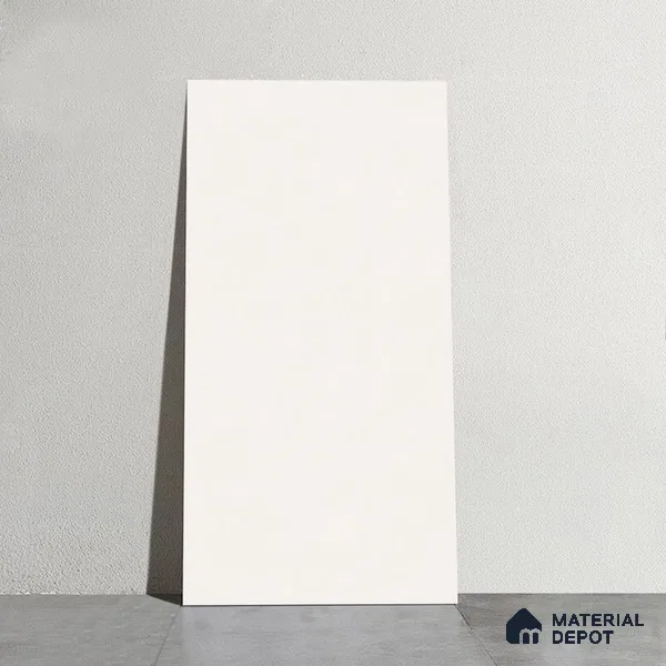 Cement Wall & Floor Tile TL 08098 Ivory Beige 4 ft x 2 ft Matte Finish Vitrified Tile - 9 mm | 8 Random Design | Suitable For Living Room, Hall, Bedroom