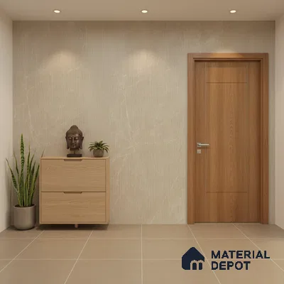 Punch Look Wall Tile TL 08124 B Moonstone Beige Decor 4 ft x 2 ft Vitrified Matte Finish - 9 mm | Random 4