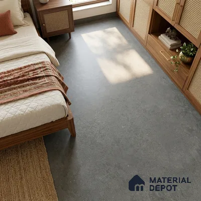 Stone Look Floor & Wall Tile TL 08125 D Jackstone Tortora 6 ft x 4 ft Vitrified Matte Finish - 9 mm | Random 12 | Adhesive and Spacers Must be Used During Installation