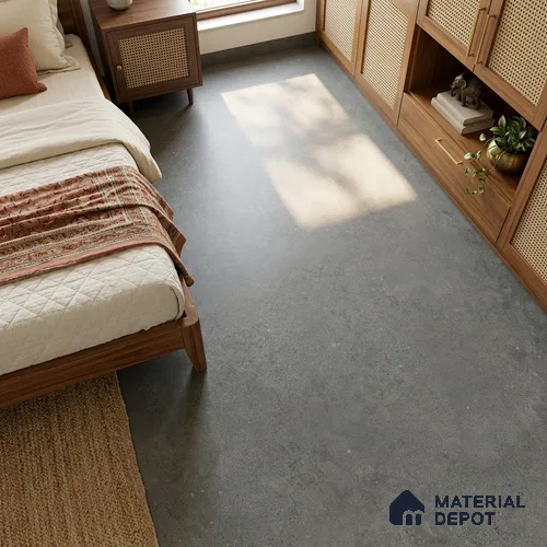 Stone Look Floor & Wall Tile TL 08125 D Jackstone Tortora 6 ft x 4 ft Vitrified Matte Finish - 9 mm | Random 12 | Adhesive and Spacers Must be Used During Installation
