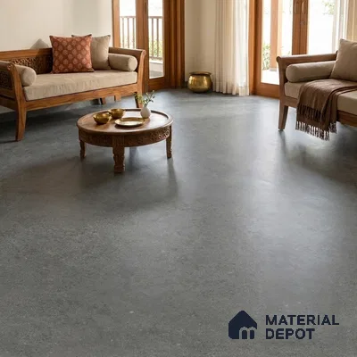 Stone Look Floor & Wall Tile TL 08125 D Jackstone Tortora 6 ft x 4 ft Vitrified Matte Finish - 9 mm | Random 12 | Adhesive and Spacers Must be Used During Installation