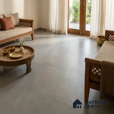 Stone Look Floor & Wall Tile TL 08125 F Jackstone Amber 6 ft x 4 ft Vitrified Matte Finish - 9 mm | Random 12 | Adhesive and Spacers Must be Used During Installation