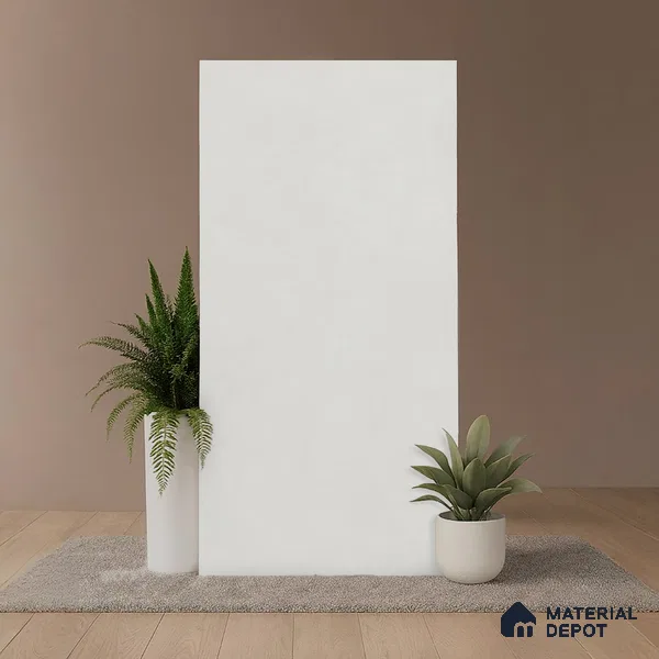Stone Look Floor & Wall Tile TL 08133 B Zircon Blanco 4 ft x 2 ft Vitrified Matte Finish - 9 mm | Random 8