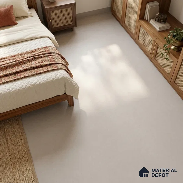 Stone Look Floor & Wall Tile TL 08133 E Zircon Beige 6 ft x 4 ft Vitrified Matte Finish - 9 mm | Random 8 | Adhesive and Spacers Must be Used During Installation