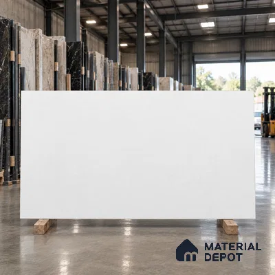 Stone Look Floor & Wall Tile TL 08133 F Zircon Blanco 6 ft x 4 ft Vitrified Matte Finish - 9 mm | Random 8 | Adhesive and Spacers Must be Used During Installation