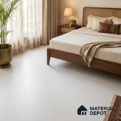 Stone Look Floor & Wall Tile TL 08133 G Zircon Grey 6 ft x 4 ft Vitrified Matte Finish - 9 mm | Random 8 | Adhesive and Spacers Must be Used During Installation