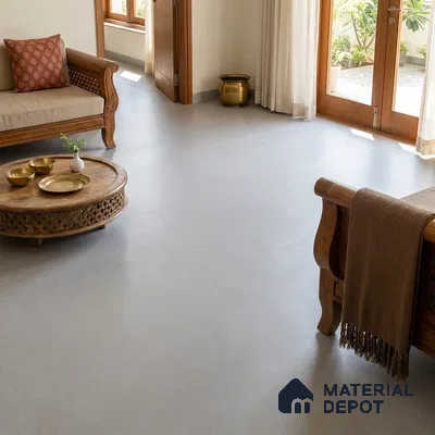 Stone Look Floor & Wall Tile TL 08133 H Zircon Taupe 6 ft x 4 ft Vitrified Matte Finish - 9 mm | Random 8 | Adhesive and Spacers Must be Used During Installation