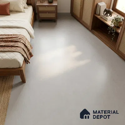 Stone Look Floor & Wall Tile TL 08133 H Zircon Taupe 6 ft x 4 ft Vitrified Matte Finish - 9 mm | Random 8 | Adhesive and Spacers Must be Used During Installation